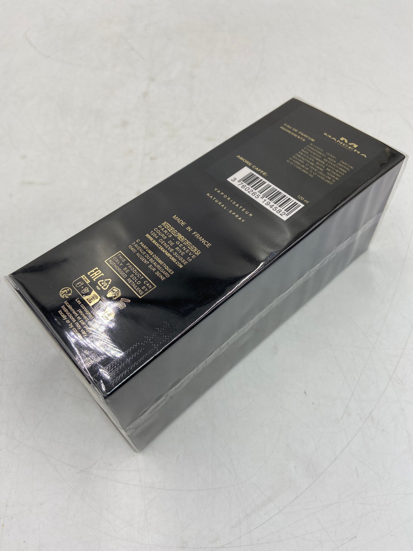 New Mancera Paris Amore Caffe Men's Cologne Parfum 120 ML