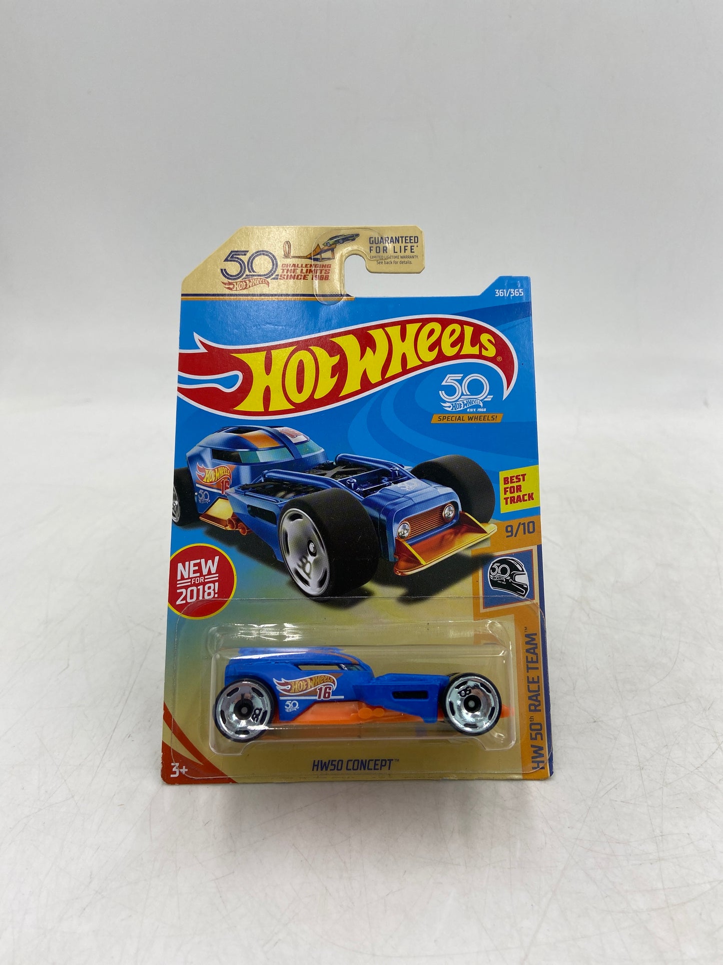 New Hot Wheels Lot of 5 HW 50th Race Team 2018 Toy Cars L2593