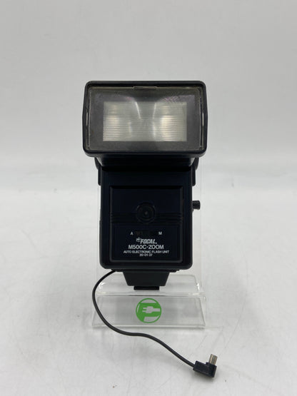 FOCAL M500C-ZOOM -Not Tested- Auto Electronic Camera Flash Unit 20-01-37