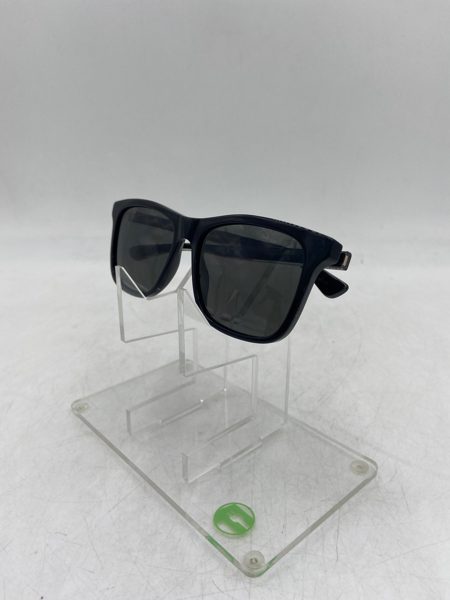 New Open Box Gucci GG0381SN 007 Black Grey Designer Sunglasses 1502111