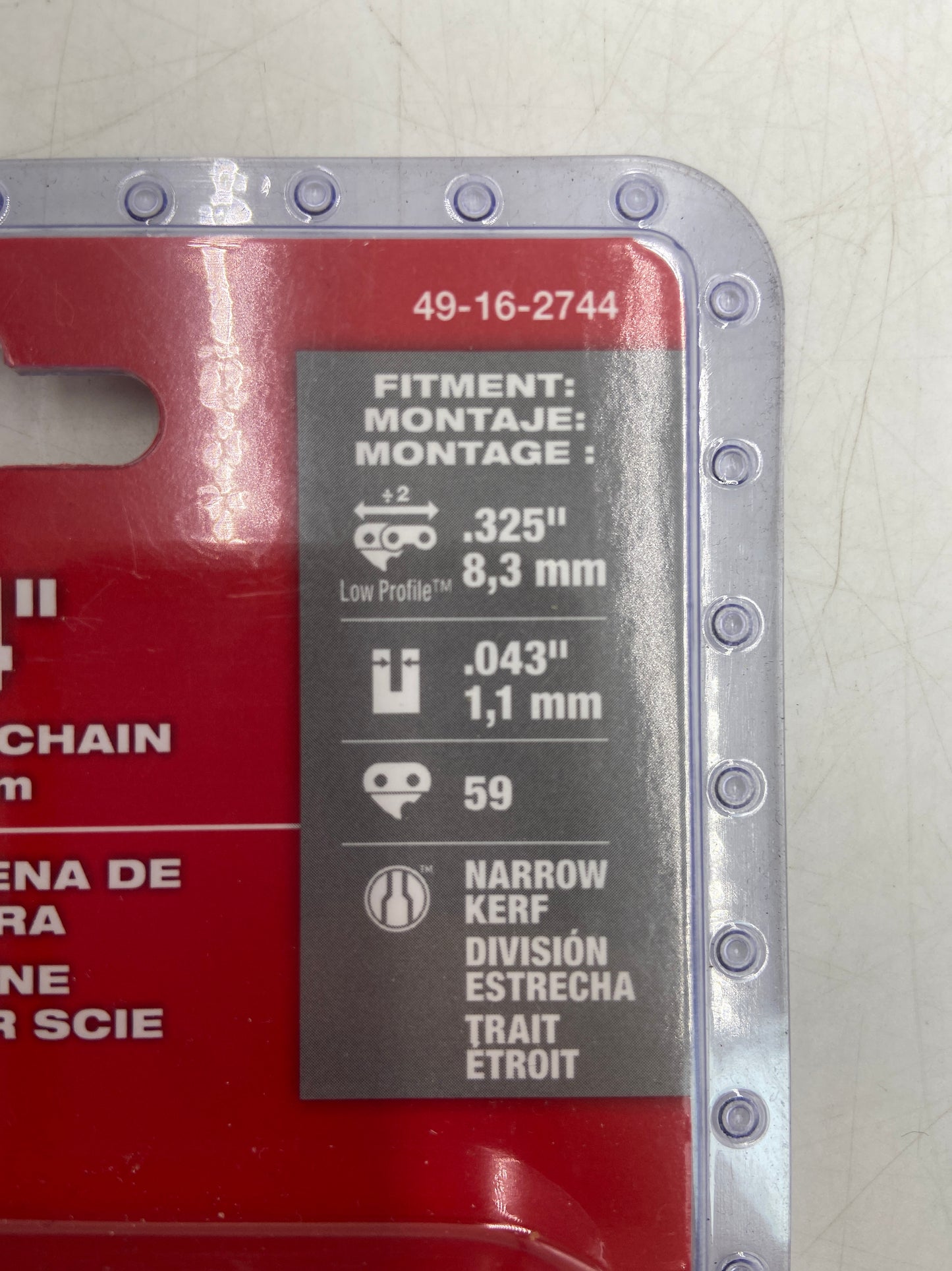 New Milwaukee 49-16-2744 14" Saw Chain