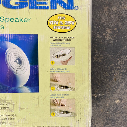 New Bogen SM4T Easy Install Surface Mount Speaker