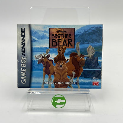 Disney's Brother Bear (Nintendo GameBoy Advance, 2003) Manual Only