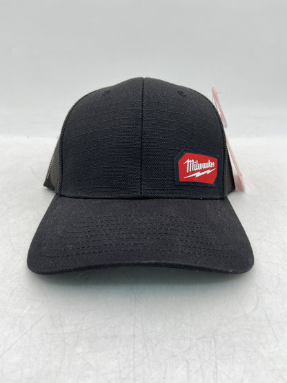 New Milwaukee Gridiron Black Trucker Hat Snapback Trucker Hat 505B