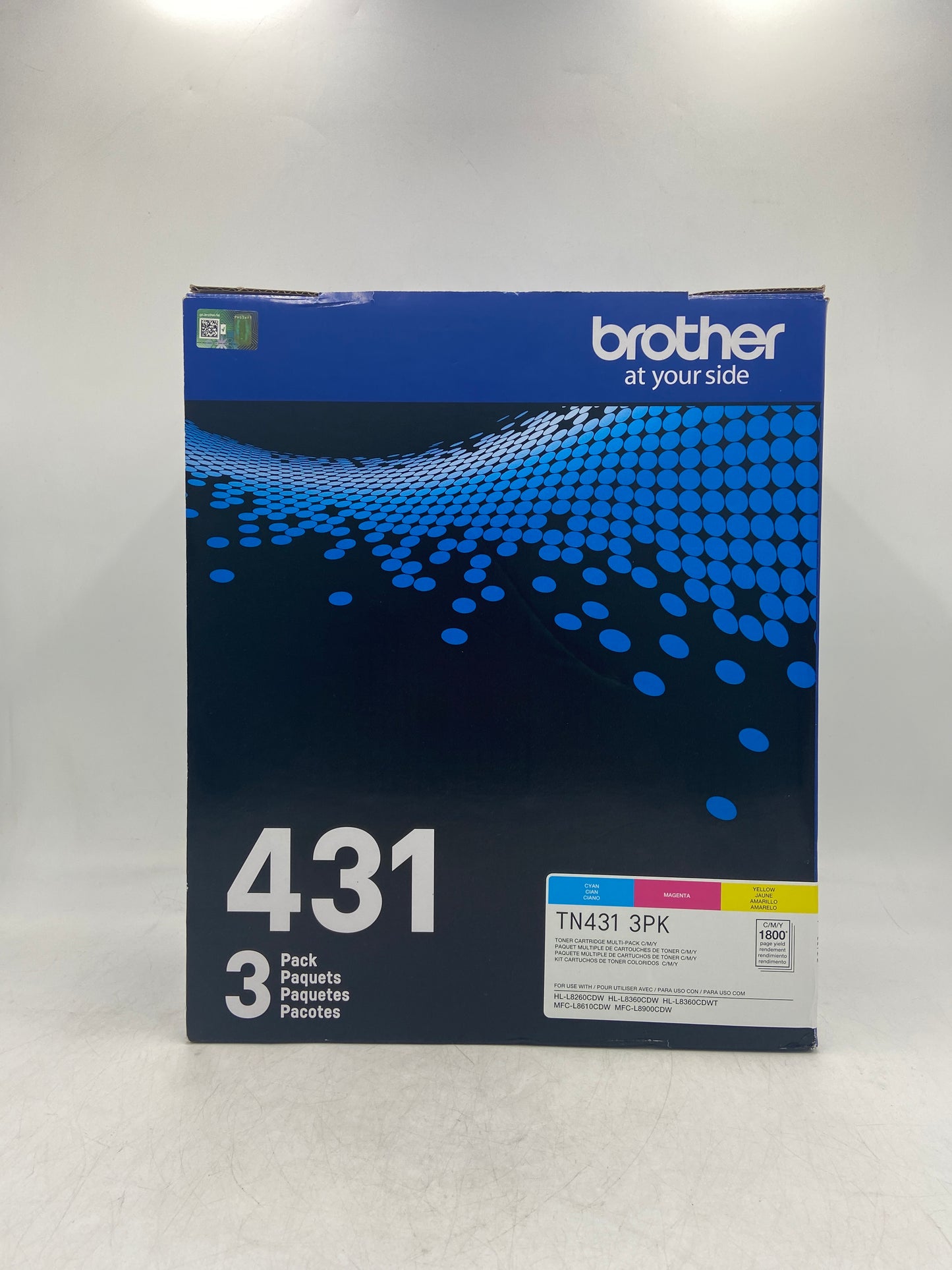 New Brother 431 TN431 Yellow, Cyan and Magenta Toner Cartridge Multi-Pack