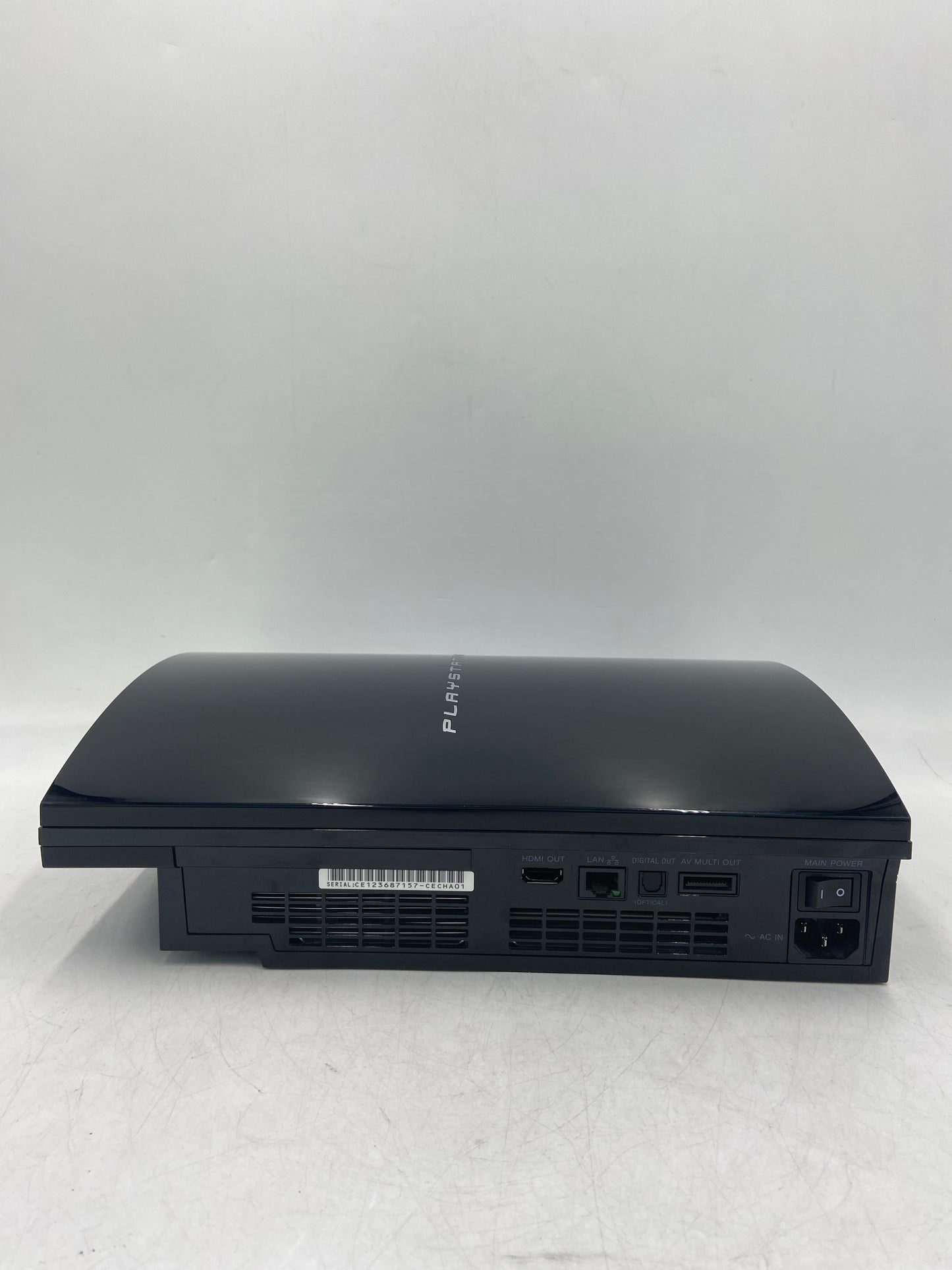 Sony PlayStation 3 Fat PS3 60GB Black Backwards Compatible Console Gaming System CECHA01