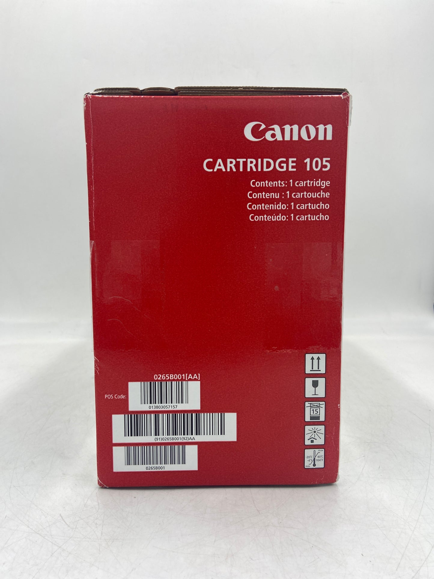 New Canon 105 0265B001AA Black Monochrome Laser Cartridge
