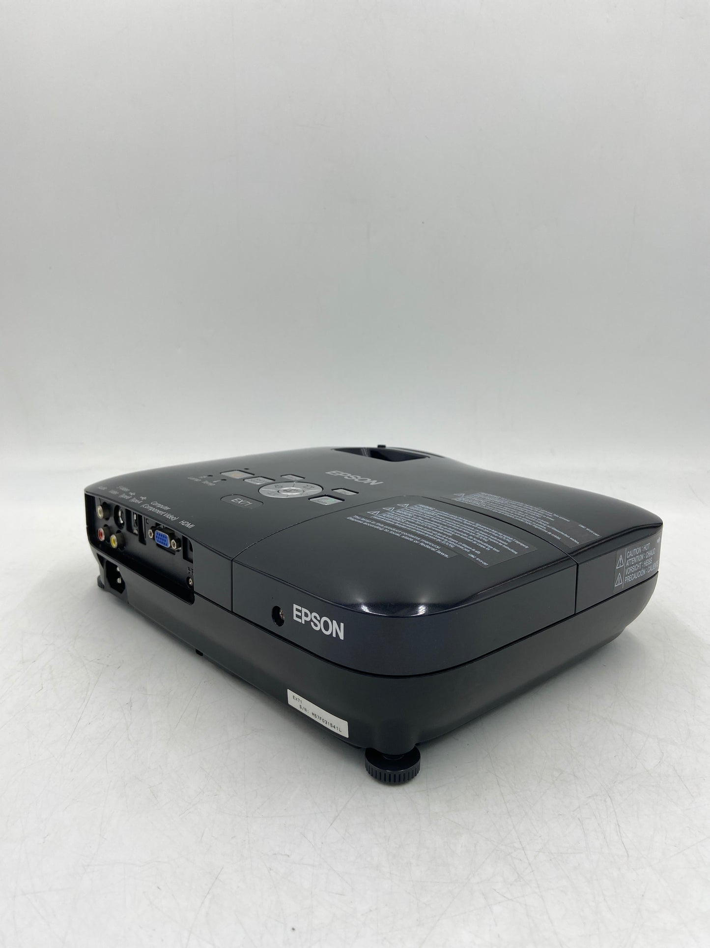 Epson EX71 1280x800 2500 Lumens LCD Projector H310A Black