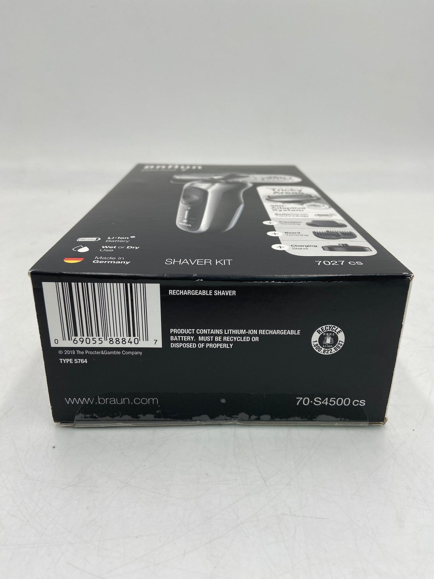 New Braun Series 7 360 Flex Electric Waterproof Shaver Kit 7027 CS