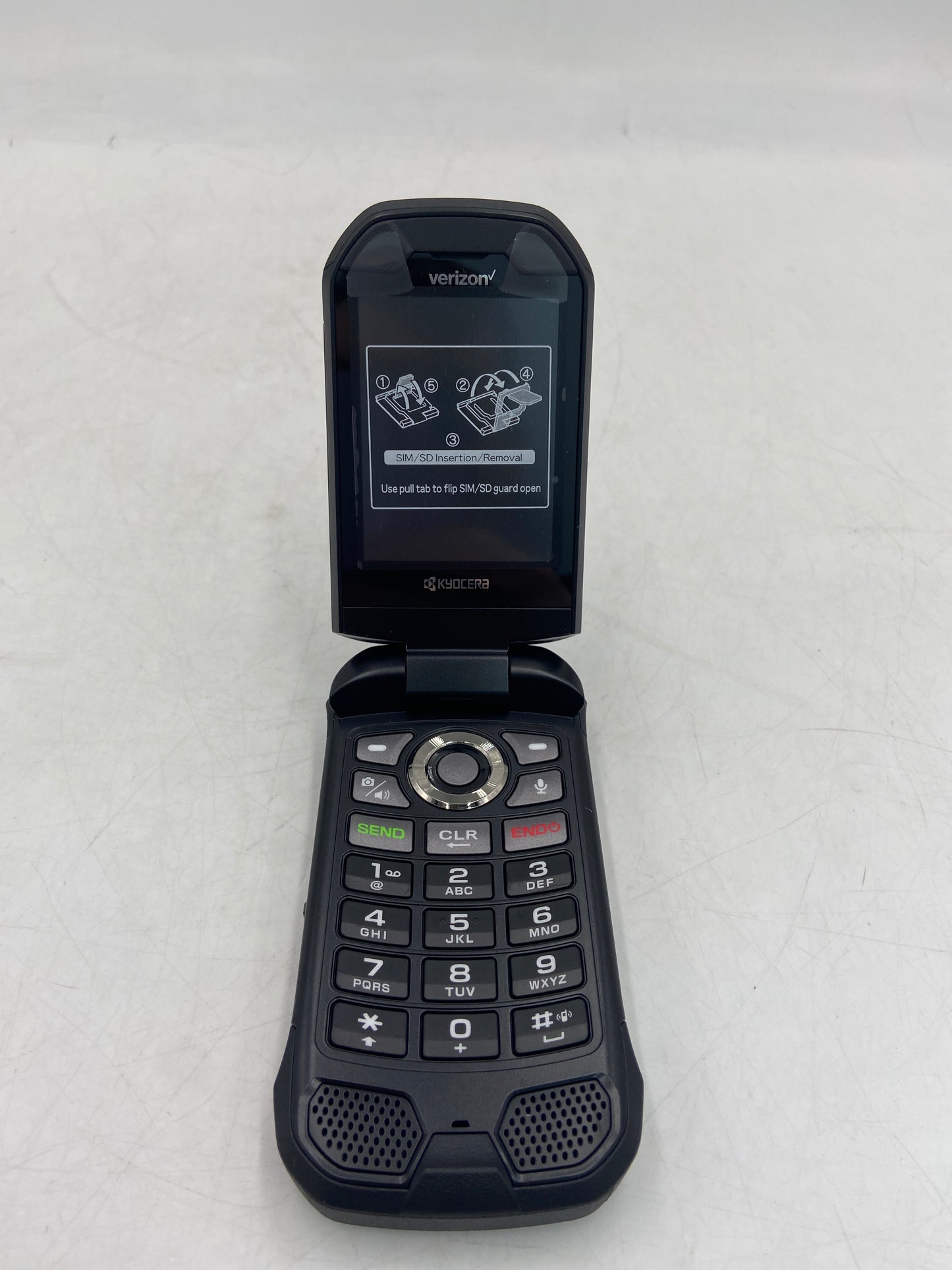 New Open Box Unlocked Kyocera DuraXV Extreme+ Ultra-Rugged Flip Phone KY0E4811