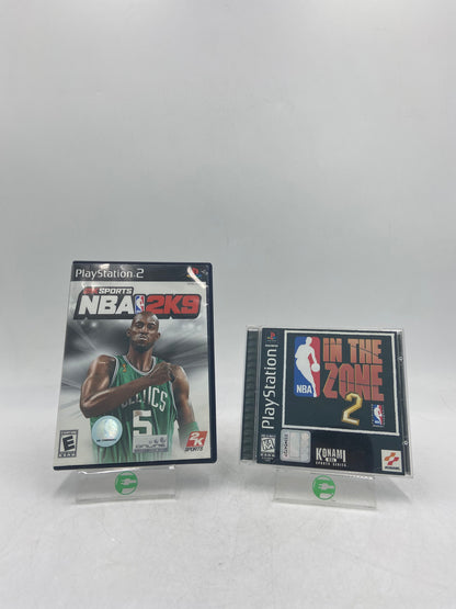 Lot of 2 PlayStation 2 PS2 / PlayStation 1 PS1 (NBA Games)