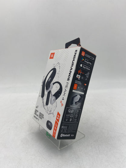 New JBL Endurance Peak 4 True Wireless Noise Cancelling Sport Earbuds JBLENDUPEAK4BLKGAM Black