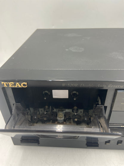 TEAC Dual Auto Reverse Dolby HX Pro Cassette Deck W-520R