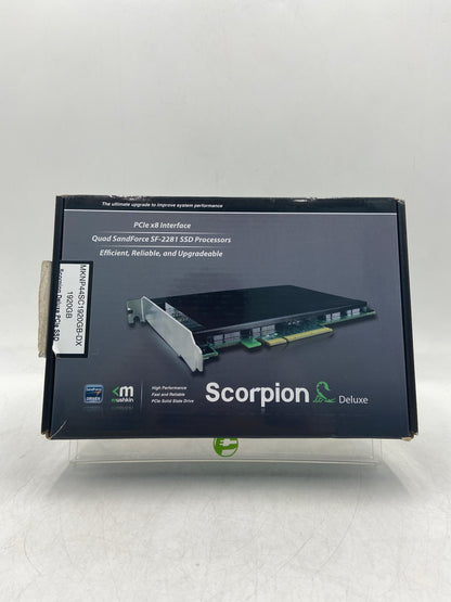New Open Box Mushkin Deluxe Scorpion PCIE SSD 1920GB High Performance PCle Solid State Drive MKNP44SC1920GB-DX