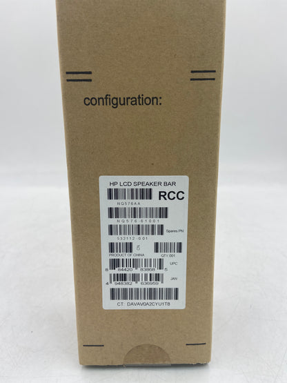 New HP LCD Speaker Soundbar NQ576AA