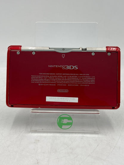 Nintendo 3DS Handheld Game Console CTR-001 Red