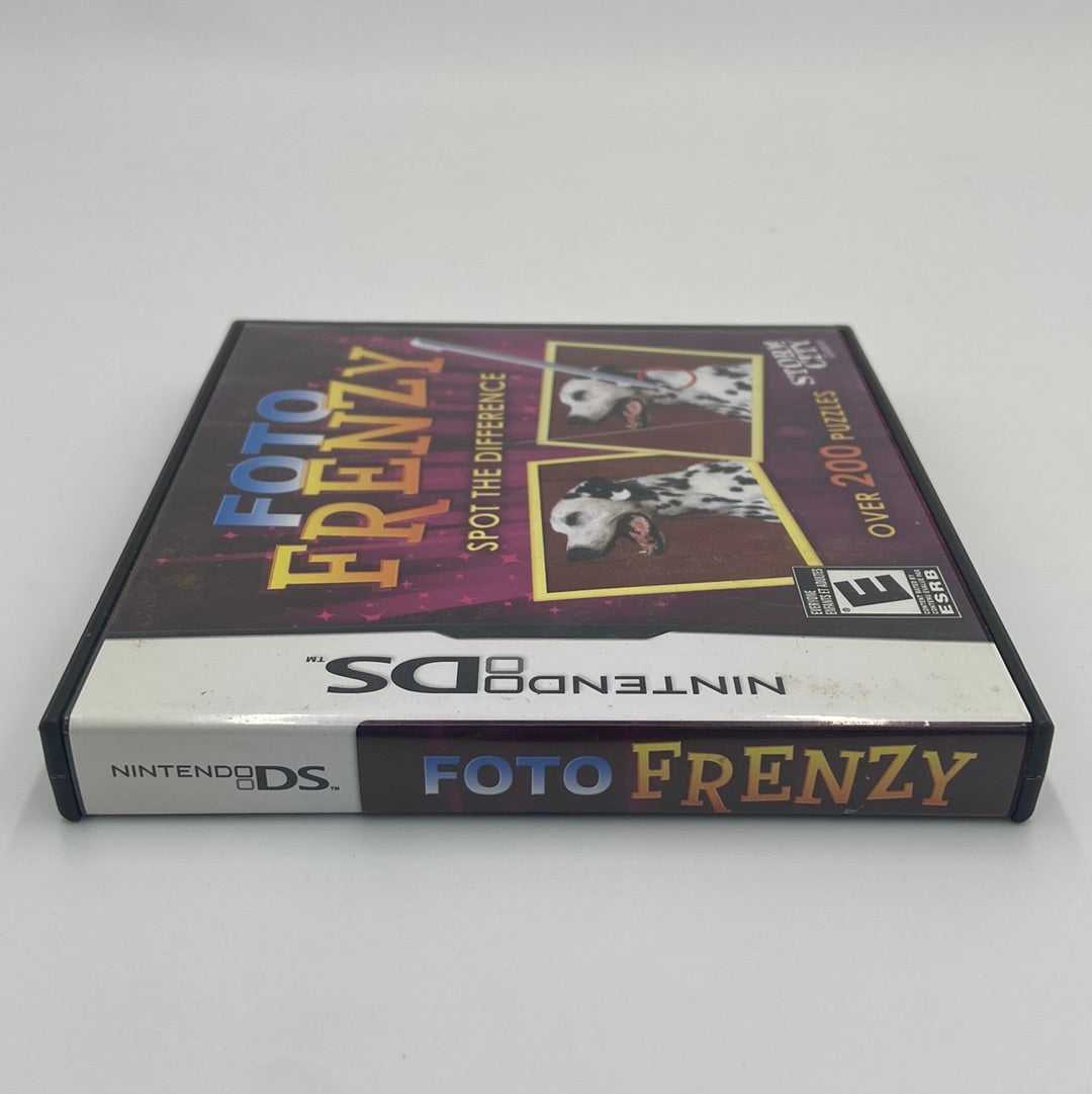 Foto Frenzy: Spot the Difference (Nintendo DS, 2009) Includes Manual + Insert