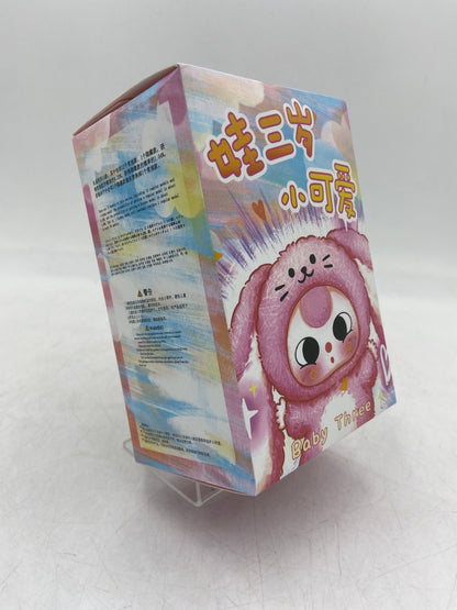 New Cureplaneta Baby Three: Macaron Cute Bunny- Macaron Rabbit Stuffed Blind Box Polyester Vinyl Toy DPL4300