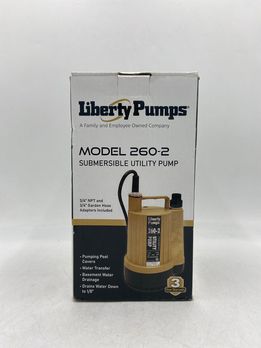 New Liberty Pumps Series 260 Utility Pump Submersible Utility Pump 260-2