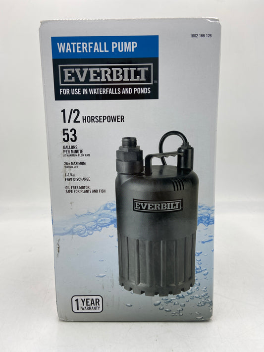 New Everbilt Waterfall Pump Waterfall and Pond Pump SUP80-HD