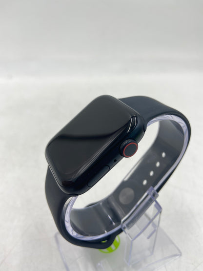 Unlocked Apple Watch SE 2nd Gen 45mm Midnight Aluminum Midnight Sport Band Smart Watch A2727