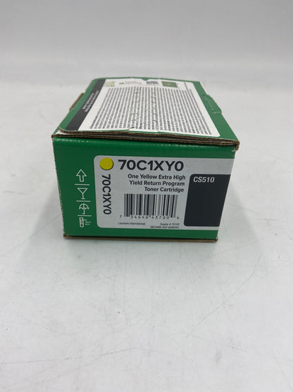 New Lexmark 70c1xy0 CS510 Yellow Toner Cartridge