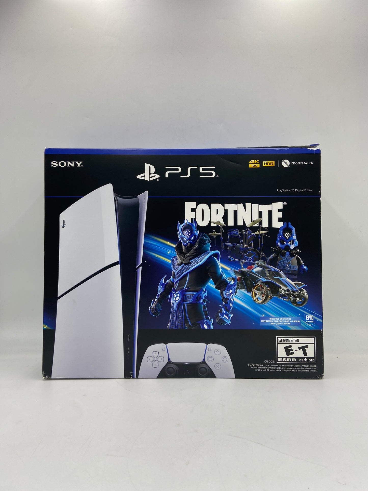 New Open Box Sony Playstation 5 Digital PS5 Fortnite Edition Console Gaming System 1TB White CFI-2015