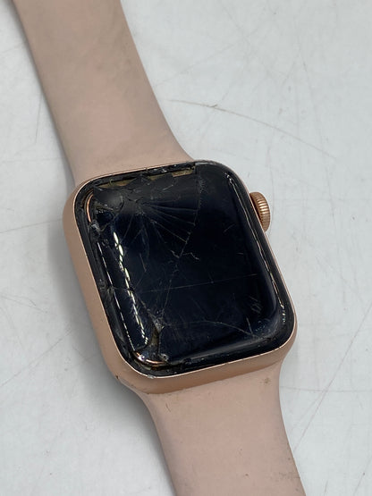 Broken GPS Only Apple Watch Series 5 40MM Aluminum Pink Sport Band A2092