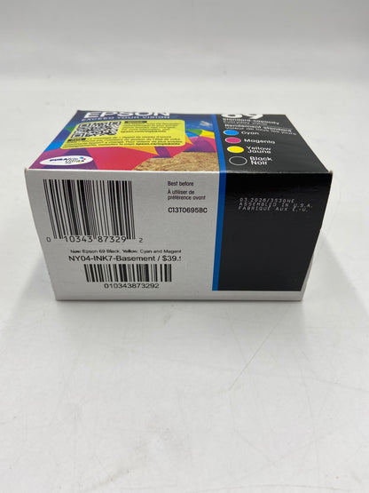 New Epson 69 Black, Yellow, Cyan and Magenta Ink Cartridge