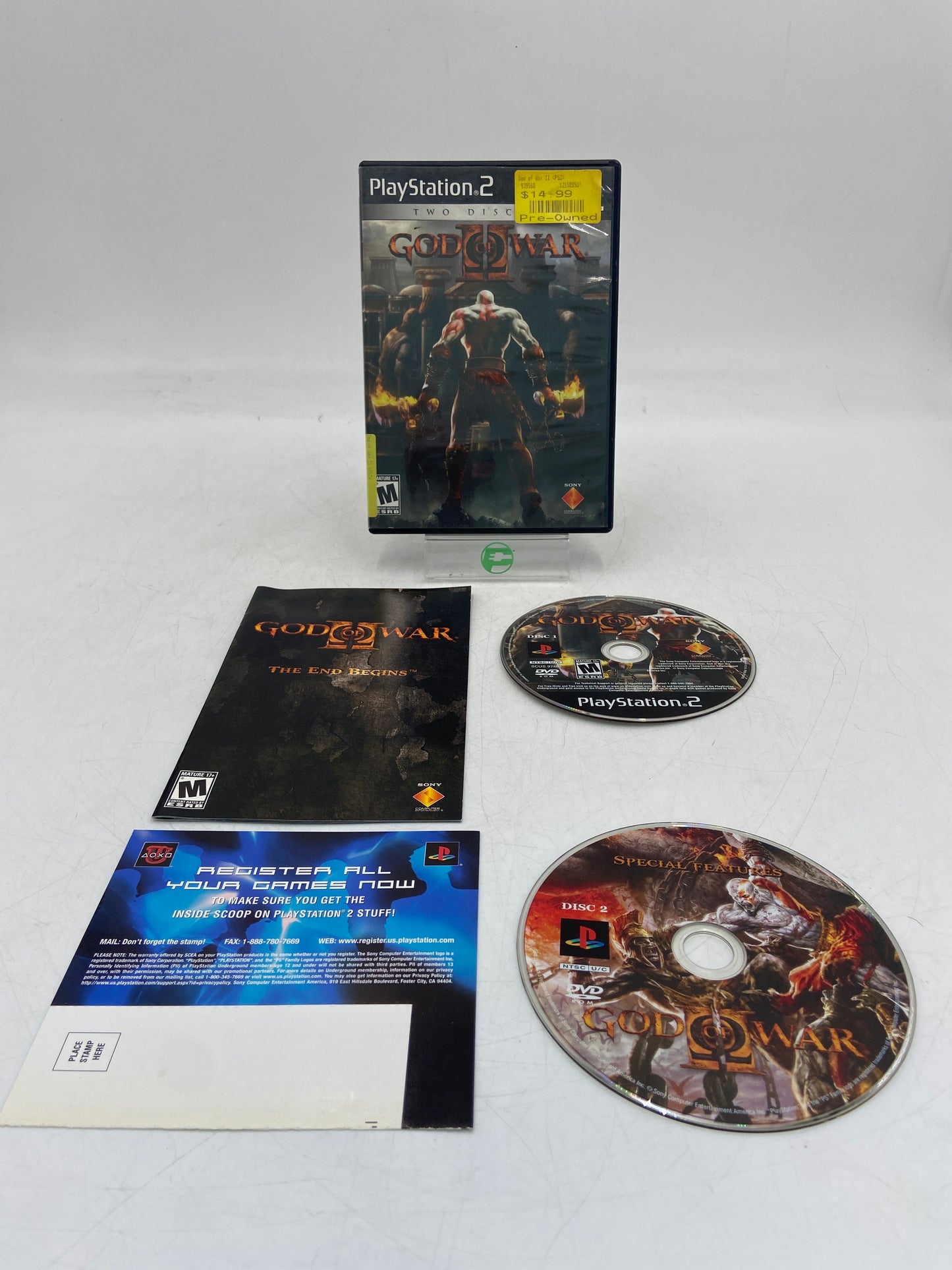 God of War 2 (Sony PlayStation 2 PS2, 2007)