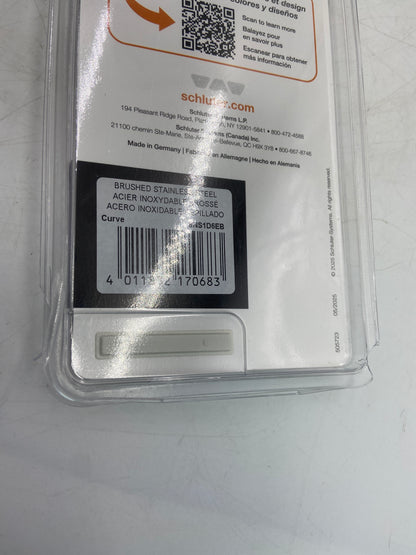 New Schluter Systems Brushed Stainless Steel Niche Shelf Center Shelf for Schluter Keri Board SNS1D6EB