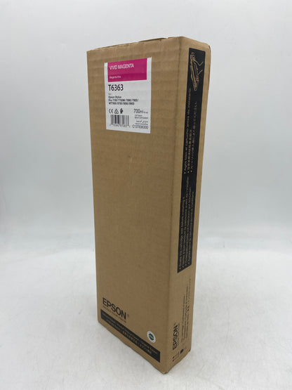 New Epson T6363 Vivid Magenta 700ml EXP 2020 Ink Cartridge for Epson Stylus Pro C13T636300