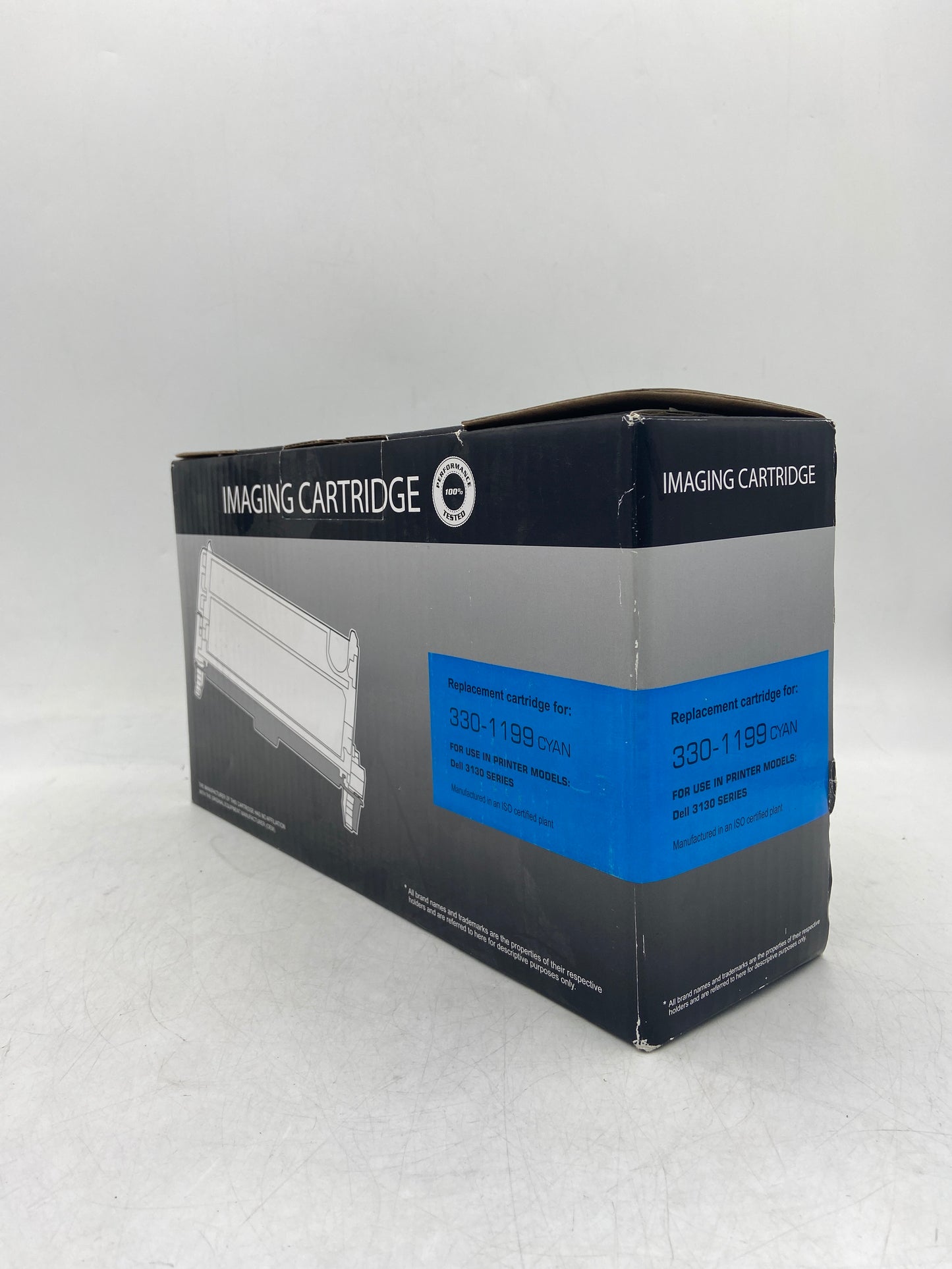 New Imaging Cartridge  330-1199 Cyan for Dell 3130 Series Ink Cartridge Ripped Box
