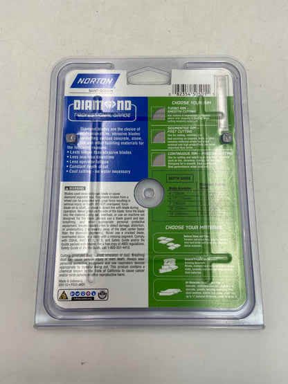 New Norton 4" Turbo Rim Smooth Cutting Blade