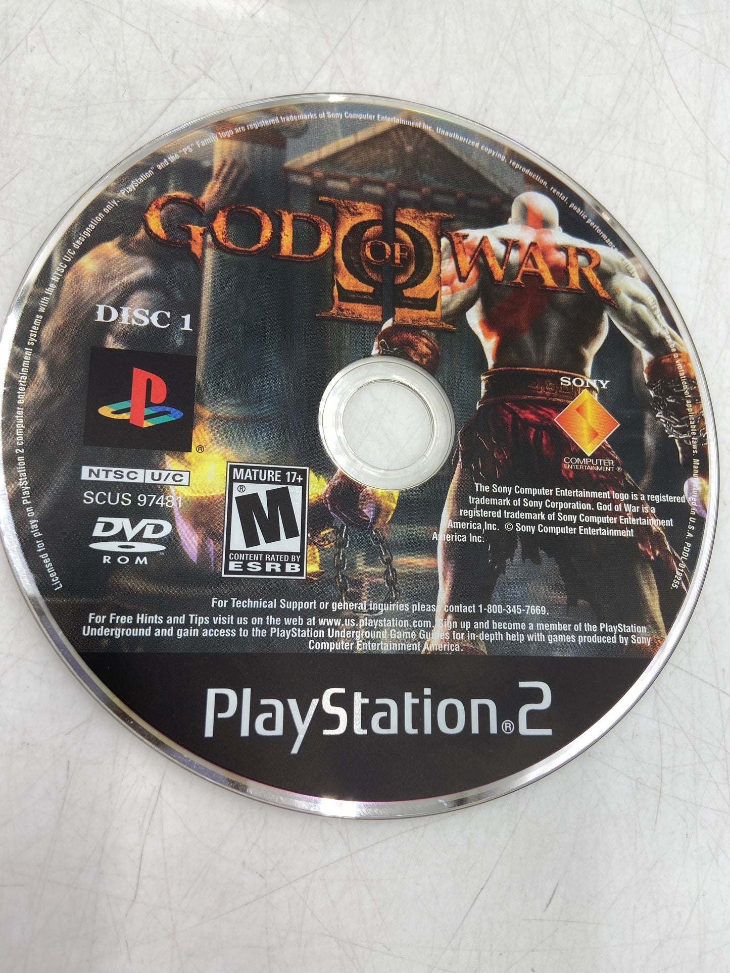 God of War 2 (Sony PlayStation 2 PS2, 2007)