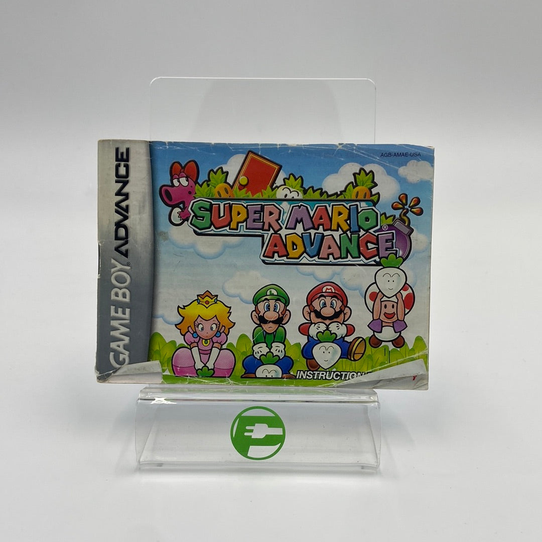 Super Mario Advance (Nintendo GameBoy Advance, 2001) Manual Only