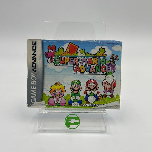 Super Mario Advance (Nintendo GameBoy Advance, 2001) Manual Only