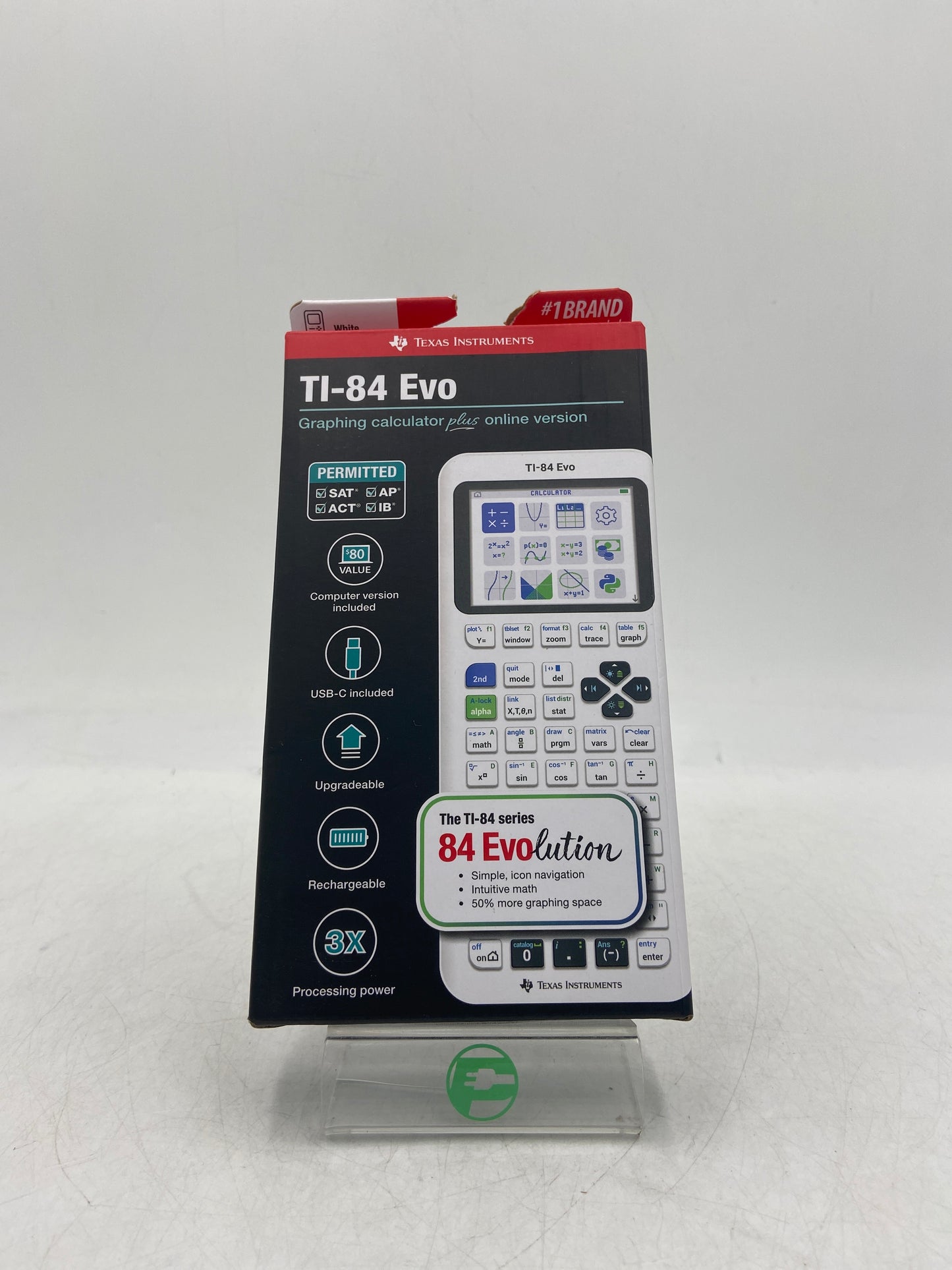 New Texas Instruments TI-84 Evo White Graphing Calculator