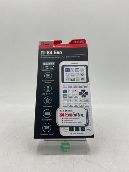 New Texas Instruments TI-84 Evo White Graphing Calculator