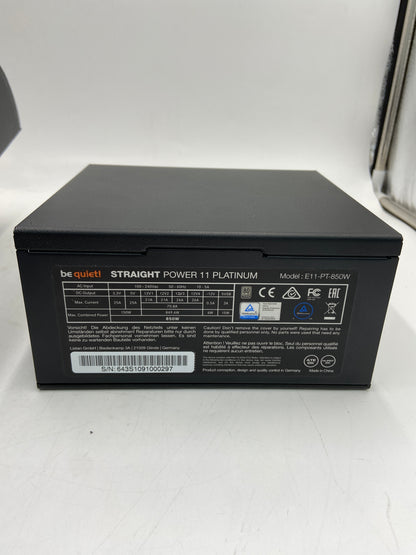 be quiet! straight power 11 PC Power Supply Fan 850w Platinum
