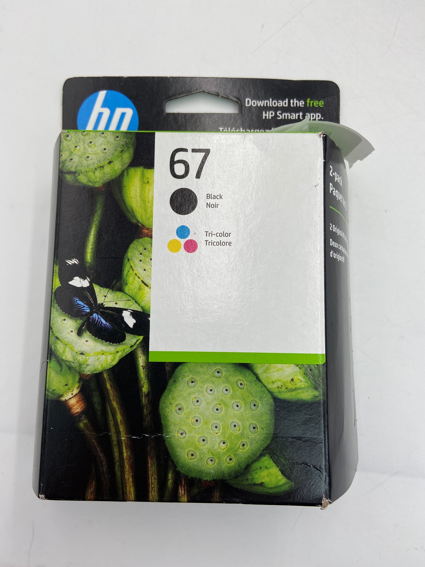 New HP 67 Black/Tri-color  Ink Cartridge