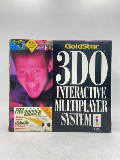 Goldstar 3DO Vintage Gaming Console Black and Silver