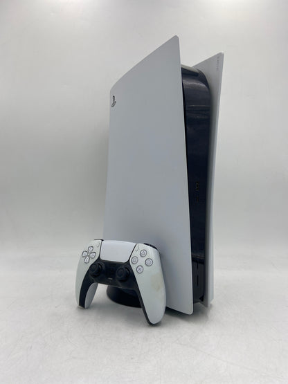 Broken Sony PlayStation 5 Disc PS5 825GB White Console Gaming System CFI-1015A BAD HDMI