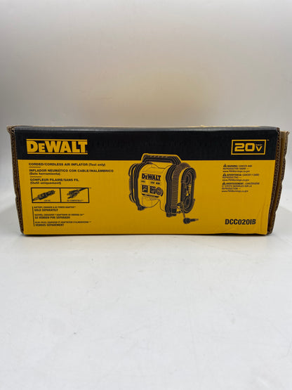 New Dewalt 20 Max V air inflator