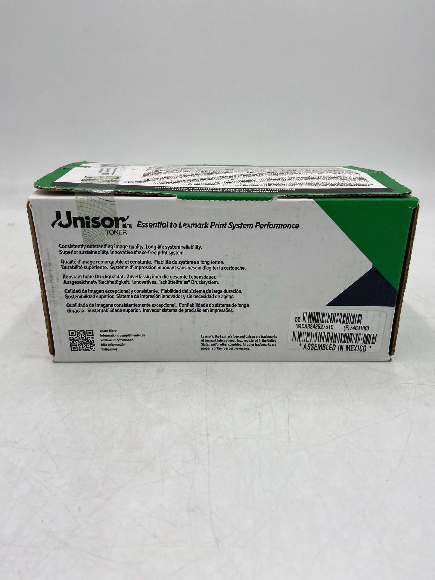 New Lexmark 74C1HK0 CS720 Black Toner Cartridge