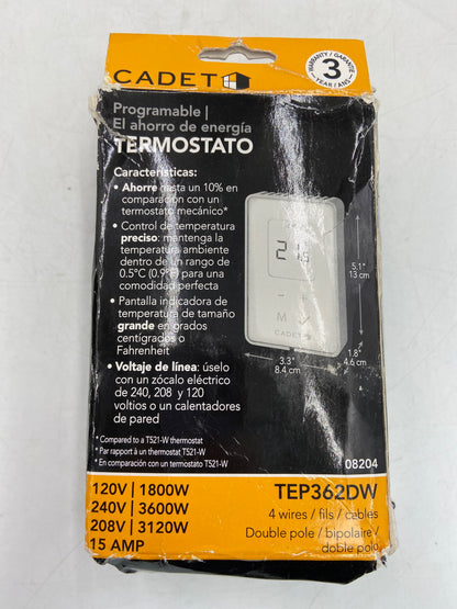 New CADET Thermostat Programmable Thermostat TEP352DW
