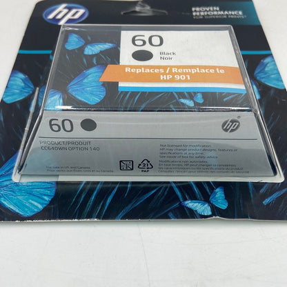 New HP 60 CC640WN Black Ink Cartridge