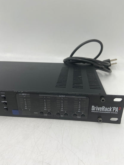 dbx  DriveRack PA2 Speaker Management System