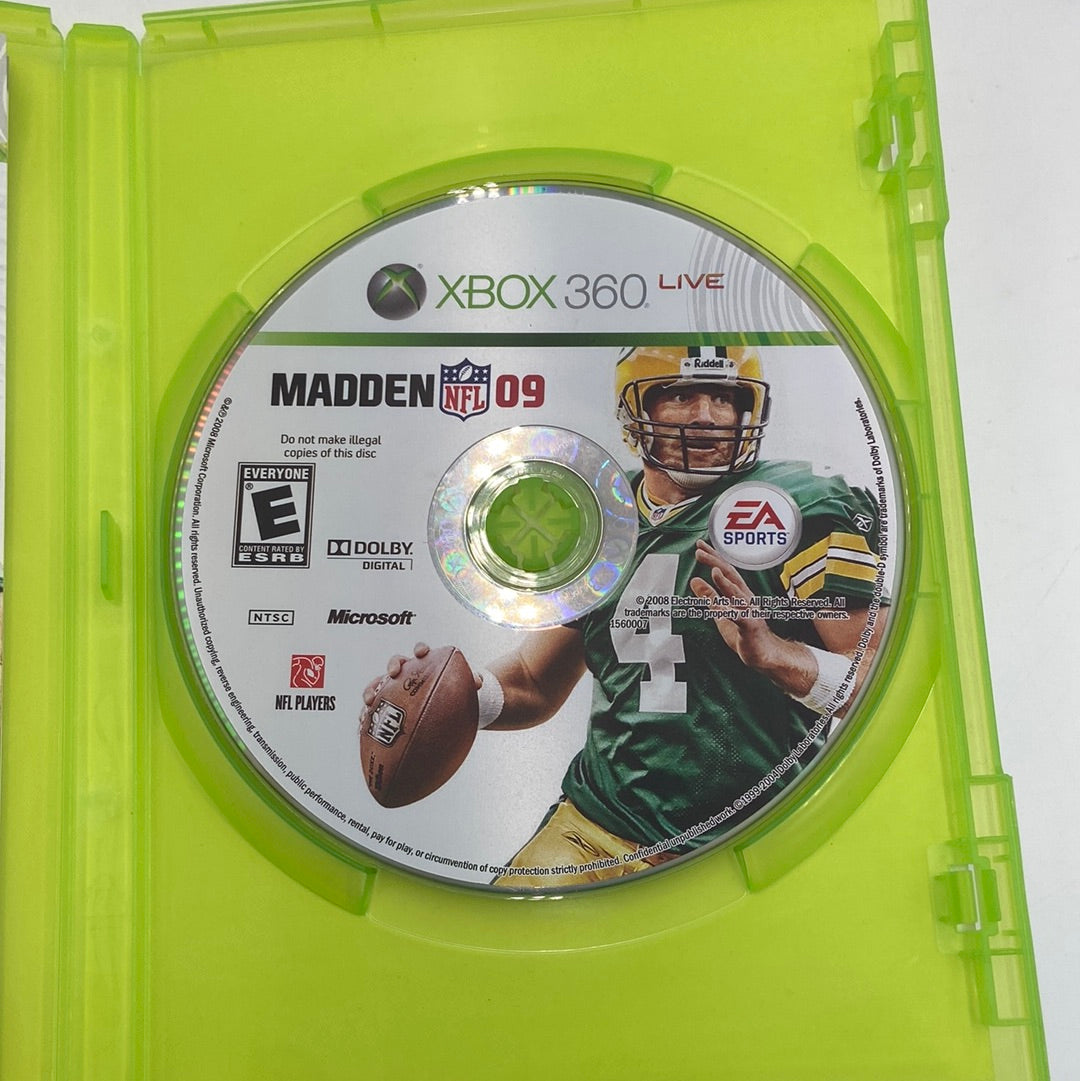 Pair of 2 Microsoft Xbox 360 Madden 09 & Madden 12