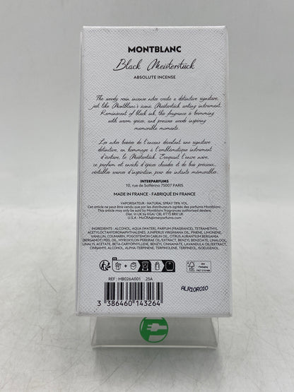 New Montblanc Black Meisterstuck 125ml Eau de Parfum MB026A001